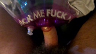 fucking uninflated SPH beachball and cum on it