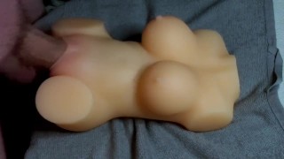 Wish dot com, mini silicone sex doll with cum shot