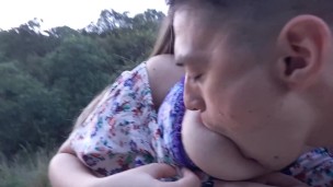 Sex with my girlfriend in the river