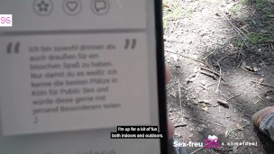 My FATHER fucks woman at FOREST EDGE: MIA BLOW (Public, German) - SEX-FREUNDSCHAFTEN