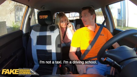 FakeDrivingSchool Cayla Lyons told Fuck Me and I'll Be Your Taxi
