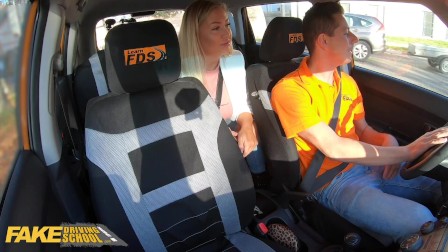 FakeDrivingSchool Cayla Lyons told Fuck Me and I'll Be Your Taxi