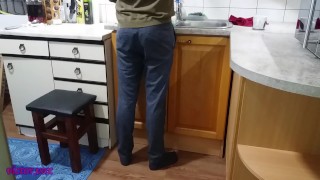 seduced sexy babe in stockings