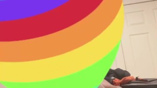 Sissy Boy Smashes His Ass With A Giant Dildo