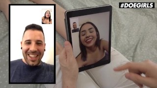 DOEGIRLS - Big Tits Latina Kitty Love Give The Perfect POV Blowjob