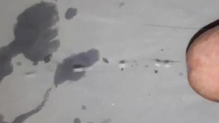 Huge Cum Shot From Oily Cock