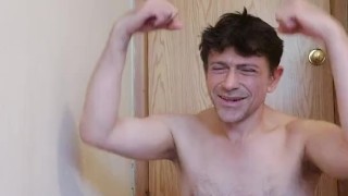 MUSCLE MAN JERKS HIS BONER! AWAKEN THE GODS!
