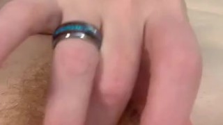 Redhead fingers herself