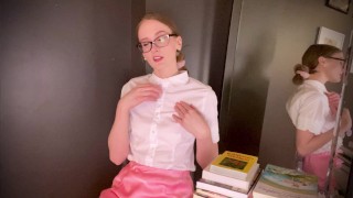 Librarian Catches You Jerking Off Femdom JOI