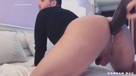 Step bro destroyed with huge dildo and make me fart
