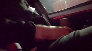 [Public Wank - No Load] Driving Through Town