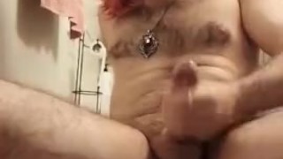 Anal training: Stuffed cumshot