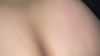 My boyfriend fucking me so hard and coming all over my ass