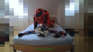 #1 Fucking in MX Gear with my 18y blond Boyfriend (Huge Double Cumshot on his belly) - Part 2