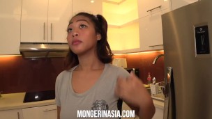 Bubbly asian Hooker With Giant Boobs Gets Bred, Creampied