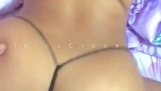 Big Ass Step Sister Keeps Throwing It Back, Had No Choice But To Cum Inside Her