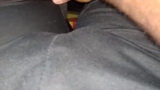 Sri lankan hairy boy were bra , leggin and tight short