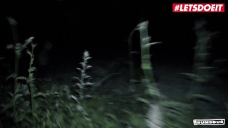BUMSBUS - Halloween Succubus Jezzicat Takes Big Cock In The Backseat - LETSDOEIT