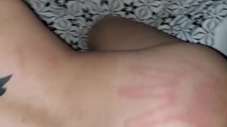 Wife with juicy reverse cowgirl