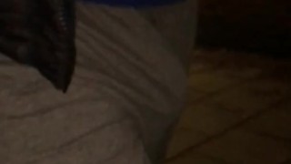 Late Night Jogging (no UNDERWEAR) in SLOW MOTION ** FREEBALLING **