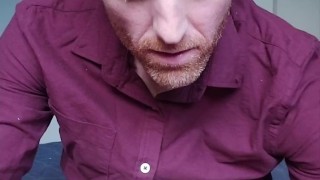 Got a bit hungry for cum