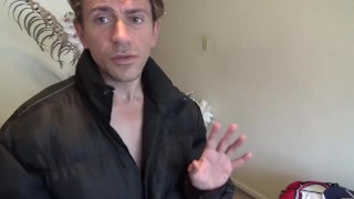 Maolo Delivers Pizza Naked to Hungry Construction Guys!