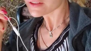 Public, risky flashee, cute pussy & tit