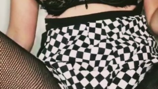 Whoops..! I Made My Own Creampie.. (Solo-Orgasm) 