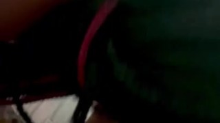 Ebony eating it off the bone