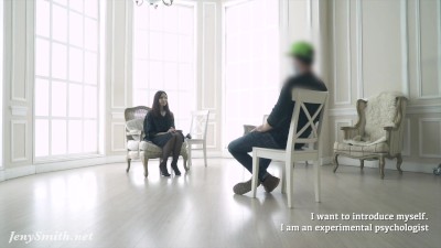 Psychologist In The Darkness. Jeny Smith Teasing A Man. Real ...