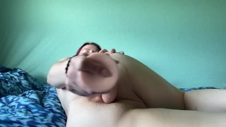 Anal with an 8.5in dildo
