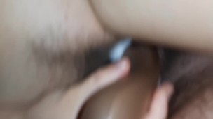 Real sex of an amateur couple with orgasm and cum inside the pussy SQUIRT POV ZOOM