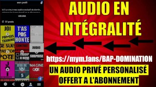 Quand une Pute me Manque de Respect , Je m'énerve ! Conversation Snap - Domination Audio Français