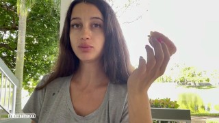 Cum on my face, milk and donuts!