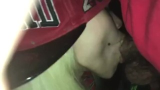 Hold the camera and deepthroat