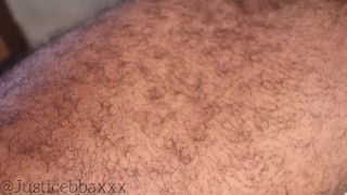 Hairy Black Daddy Showing Off
