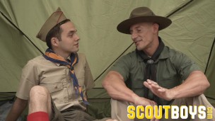 ScoutBoys - hot, hung scoutmaster seduced by smooth, randy Boy Scout