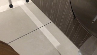 Public toilet - Testing to see if the guy in the stall next to me is keen to play - Manlyfoot