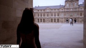 TUSHY Stunning Agatha has passionate anal affair in Paris