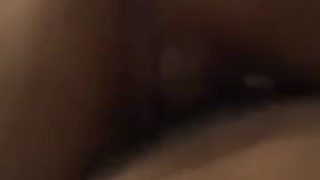 daddy cums all over my ass and hair while i ride him 