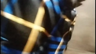 Pissing Public Bath Near Construction Site....(Dablackpee)