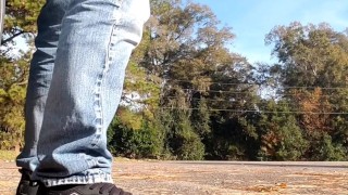Flashing dick and cruising the park