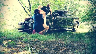 Forest rimjob aka eat my ass slut