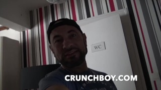 french slut creampied in jockstrap bareback by daddy master huge cock for crunchboy