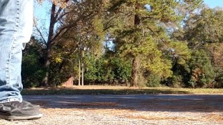 Dick out at a public park!