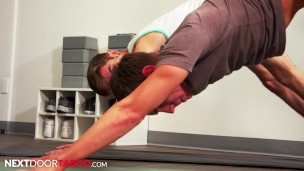 Horny Yoga Instructor Gets Handsy During Class - NextDoorTaboo