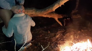 Hot orgasm as a result of passionate cunnilingus by the fire - IkaSmokS