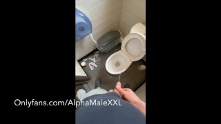 Straight Guy Pissing With Talking