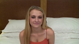 Very cute blonde amateur stars in this POV video