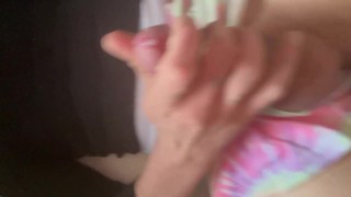 Mmmm the taste of cum from edging 